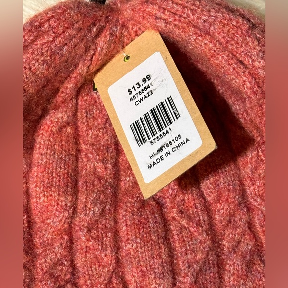 C.C. Beanie Marled Peach Color - Picture 2 of 2